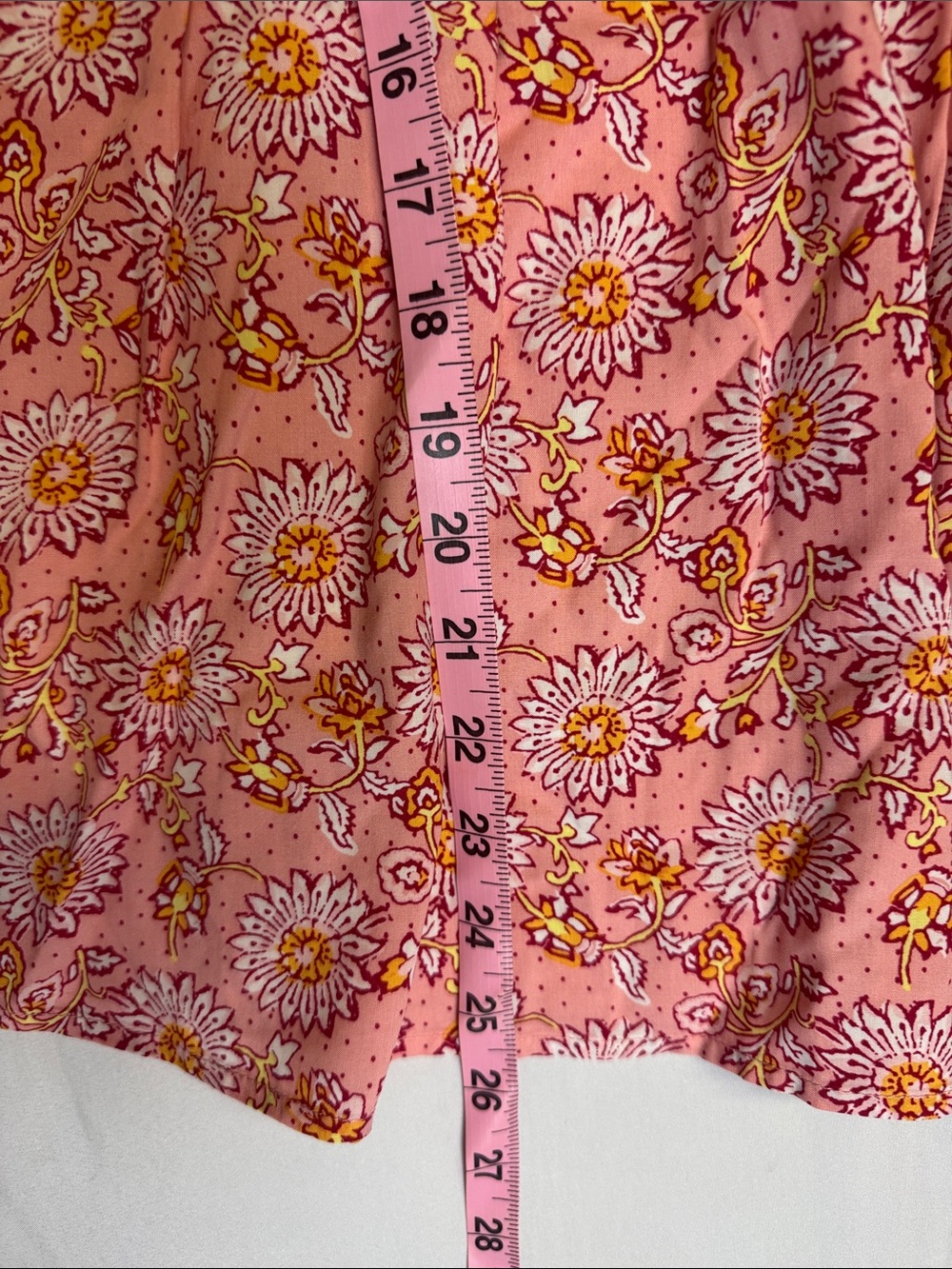 GAP Kids Pinky Floral Daisy Tie-Sleeve Casual Dress - Picture 6 of 8